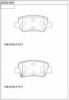 ASIMCO KD2515W Brake Pad Set, disc brake